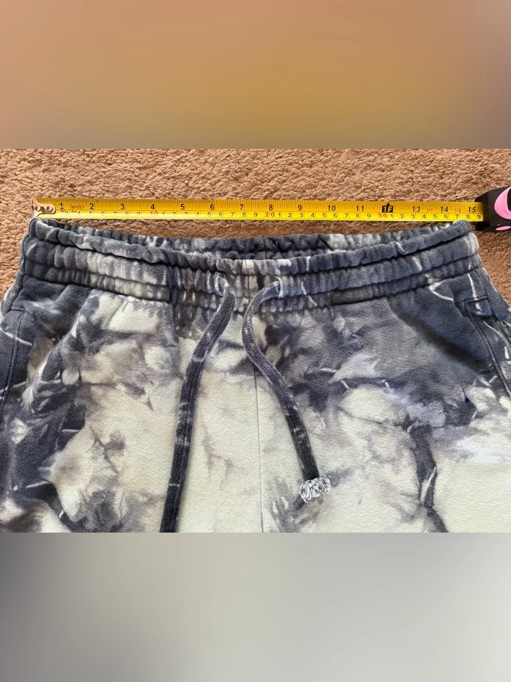 TALENTLESS Blue Heavyweight Tie-Dye Jogger Sweatpants – Size Medium